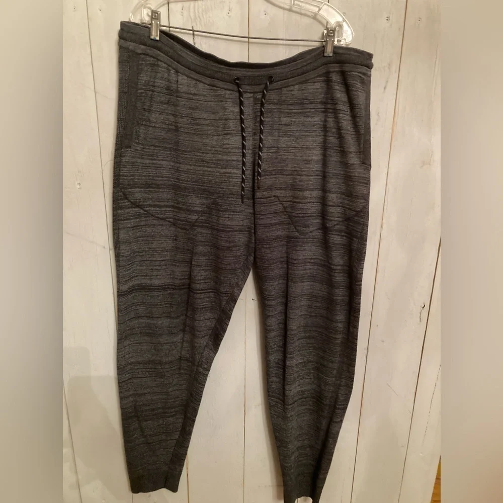 Zella Live Drawstring Waist Pocket Jogger‎ Pants - Black - Grey Sz-XL